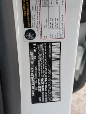 WDDZF4JB4JA405034 Mercedes-Benz E 300