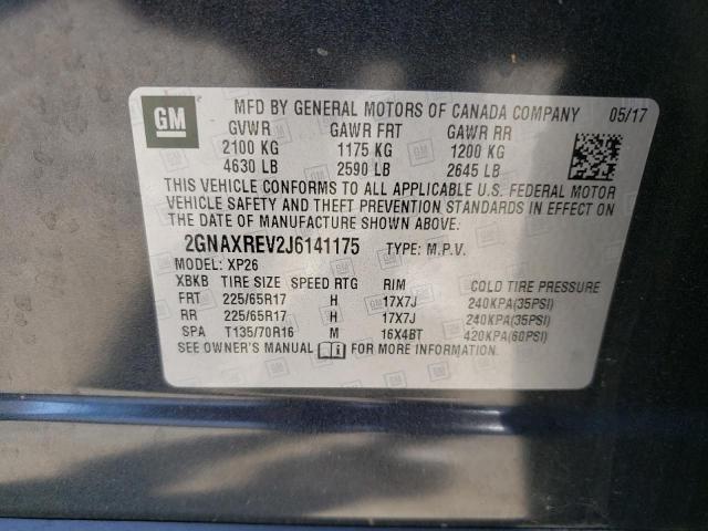 2GNAXREV2J6141175 Chevrolet EQUINOX LS