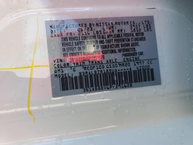 3N1AB8BV6PY291628 Nissan SENTRA S