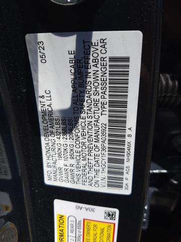 1HGCY1F36PA035922 Honda ACCORD EX