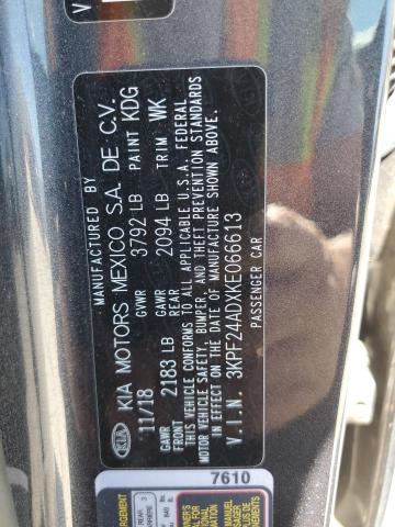 3KPF24ADXKE066613 KIA FORTE FE