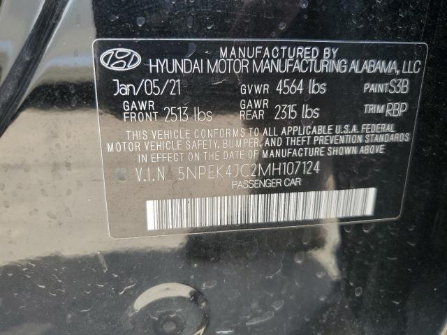 2021 HYUNDAI SONATA N L - 5NPEK4JC2MH107124