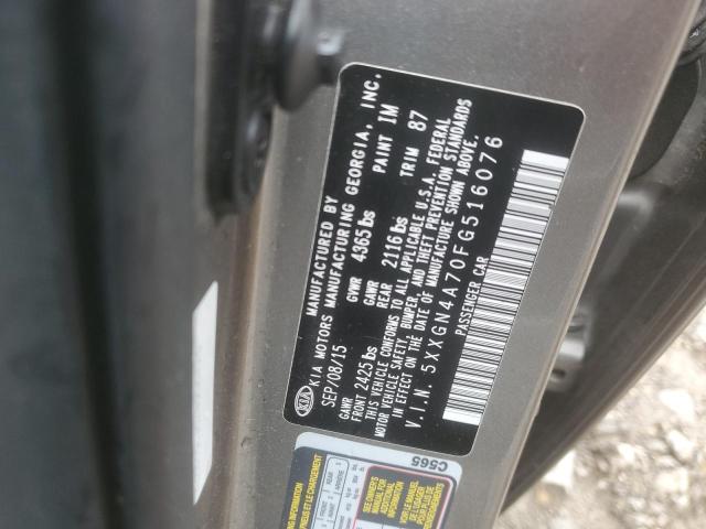 5XXGN4A70FG516076 KIA OPTIMA EX