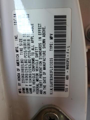 5J8TB3H53FL013035 Acura Rdx Technology
