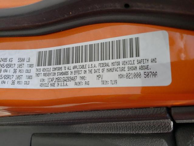 1C4PJMBS1GW269407 Jeep Cherokee Trailhawk