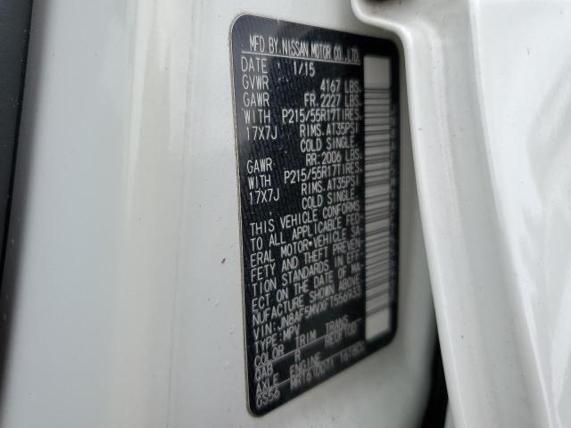 JN8AF5MVXFT556933 Nissan JUKE S