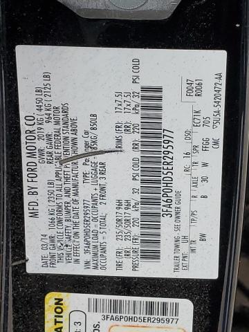 3FA6P0HD5ER295977 2014 Ford Fusion Se