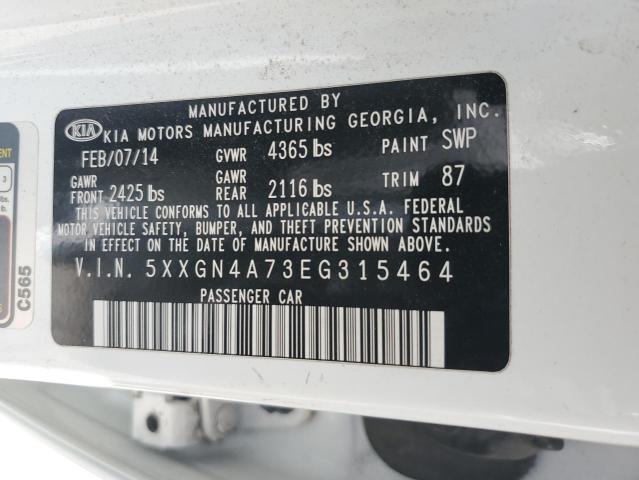 5XXGN4A73EG315464 KIA OPTIMA EX