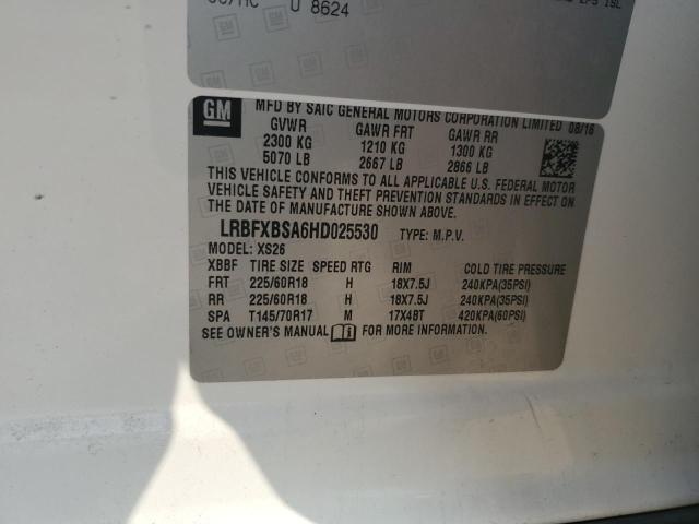 LRBFXBSA6HD025530 Buick Envision Essence