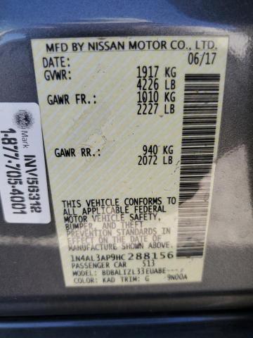 2017 NISSAN ALTIMA 2.5 - 1N4AL3AP9HC288156