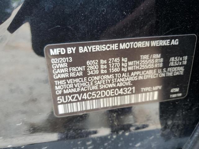 VIN 5UXZV4C52D0E04321 2013 BMW X5, Xdrive35I no.12