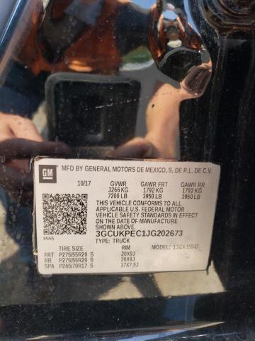 3GCUKPEC1JG202673 Chevrolet Silverado K1500 Custom