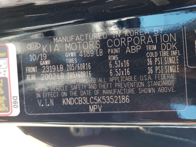 KNDCB3LC5K5352186 KIA NIRO FE