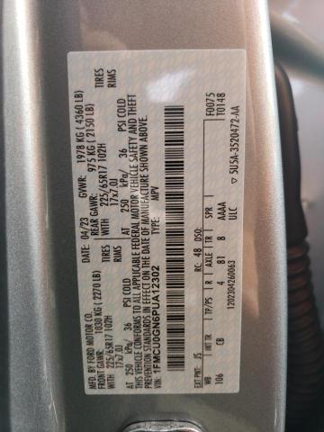 2023 FORD ESCAPE ACT 1FMCU0GN6PUA12302