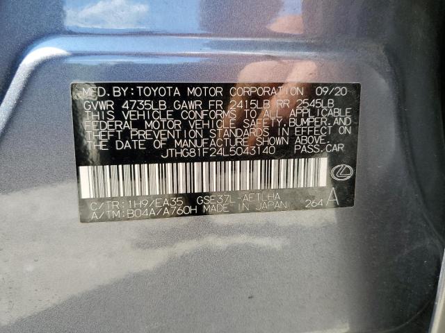 2020 LEXUS IS 300 F-S JTHG81F24L5043140