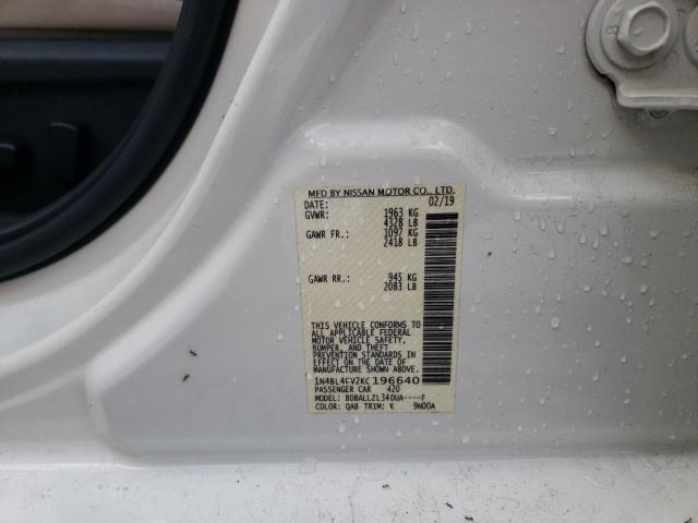 1N4BL4FV2KC196640 Nissan Altima Platinum