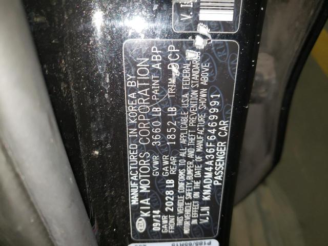 KNADM4A36F6469991 KIA RIO LX