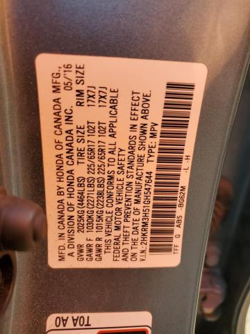 2HKRM3H51GH547644 Honda CR-V EX