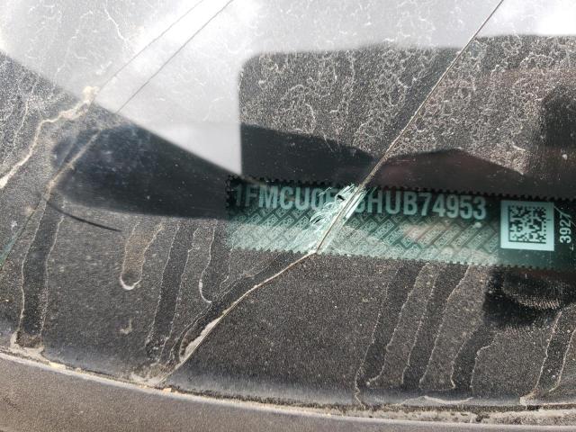 1FMCU0F76HUB74953 Ford ESCAPE S