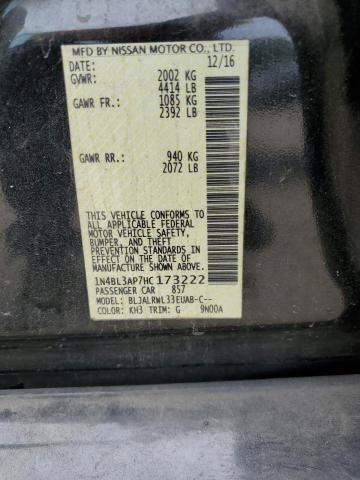 1N4BL3AP7HC173222 Nissan Altima 3.5sl