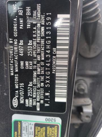 5XXGT4L34HG131591 KIA Optima Lx