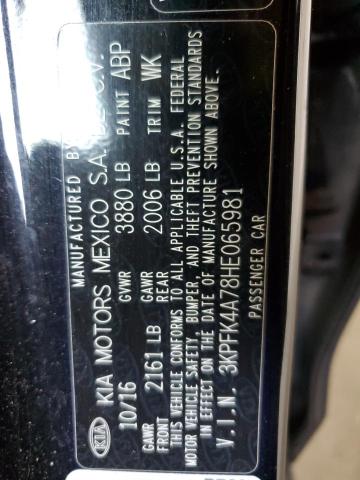 3KPFK4A78HE065981 KIA FORTE LX