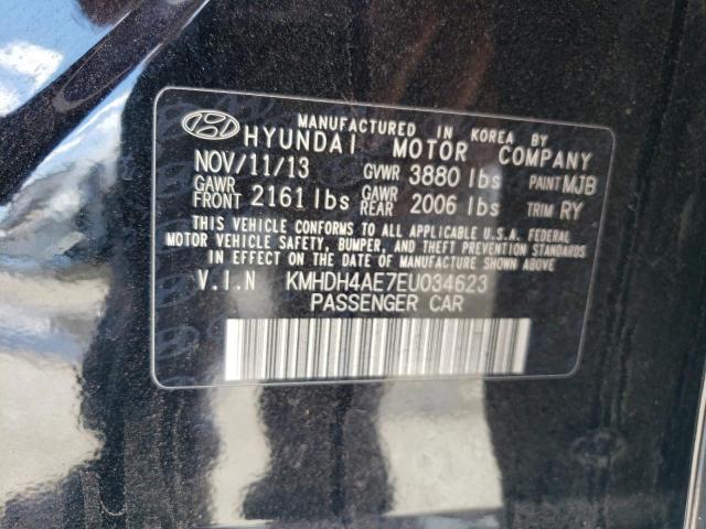 KMHDH4AE7EU034623 Hyundai ELANTRA SE