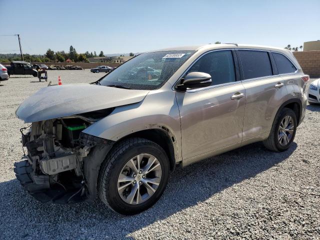 VIN 5TDZKRFH8ES014168 2014 Toyota Highlander, LE no.1