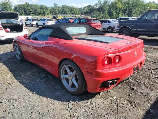 2001 Ferrari 360 Spider VIN: ZFFYT53AX10126395 Lot: 66514703