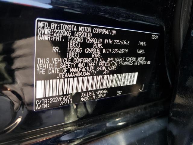 JTEAAAAH8MJ046117 Toyota VENZA LE