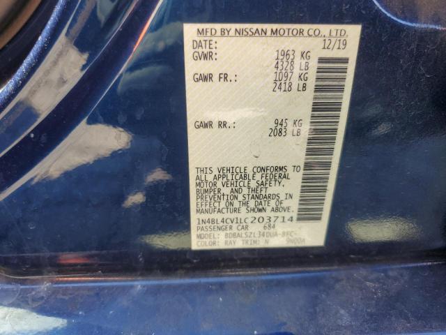 1N4BL4CV1LC203714 Nissan ALTIMA SR