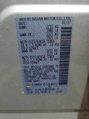 5N1DR2MM6HC656807 Nissan Pathfinder S