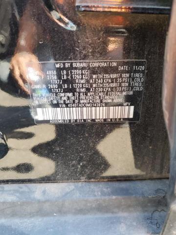 4S4BTADC6M3143626 Subaru Outback Premium