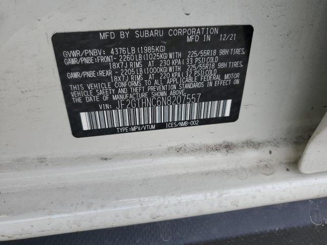 JF2GTHNC6N8207557 Subaru Crosstrek Limited