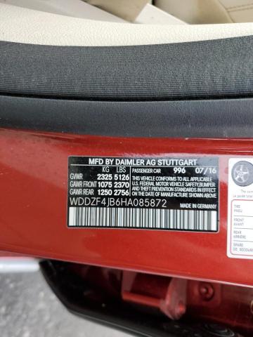 WDDZF4JB6HA085872 Mercedes-Benz E 300
