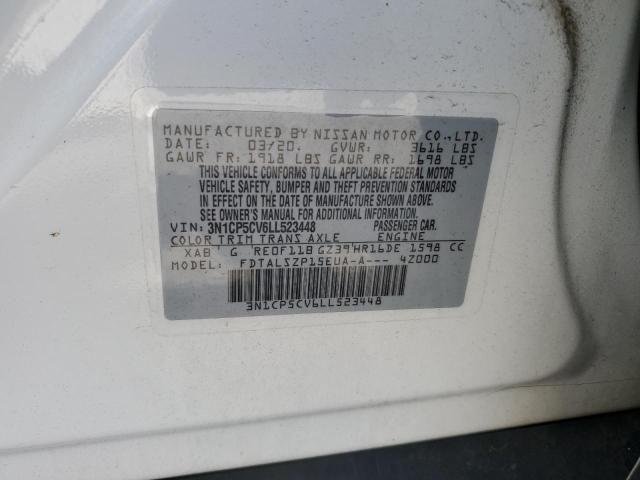 3N1CP5CV6LL523448 Nissan KICKS SV