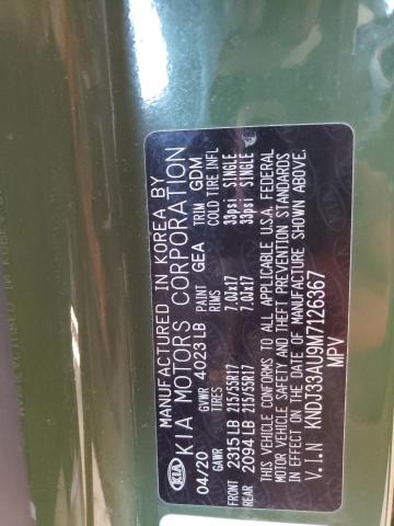 KNDJ33AU9M7126367 KIA SOUL EX