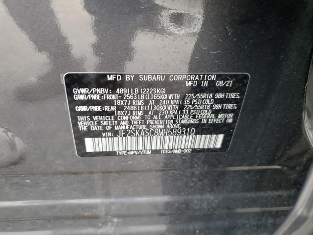 JF2SKASC8MH589310 Subaru Forester Limited
