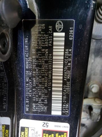 4T1G11AK8LU933204 Toyota Camry SE 13