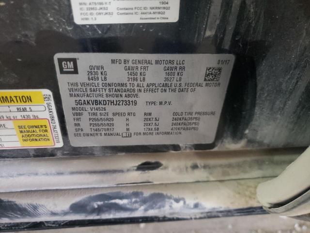 5GAKVBKD7HJ273319 Buick Enclave