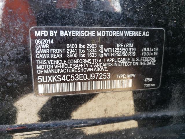 5UXKS4C53E0J97253 BMW X5 Xdrive35d