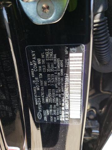 2022 HYUNDAI TUCSON N L KM8JFCAE6NU161317