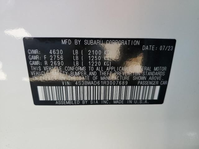 4S3BWAD61R3007689 Subaru Legacy Premium