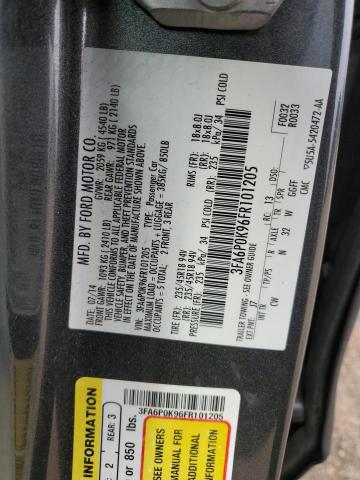 2015 FORD FUSION TIT - 3FA6P0K96FR101205