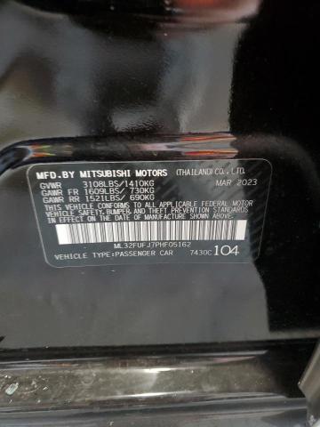 ML32FUFJ7PHF05162 Mitsubishi Mirage G4 Es