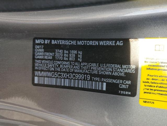 WMWWG5C3XH3C99919 Mini Cooper