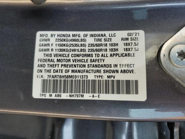 7FART6H58ME011373 Honda CR-V EX