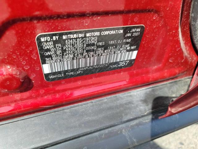 JA4APUAU7MU020747 Mitsubishi Outlander Sport Es
