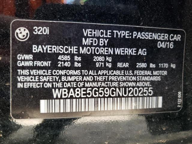WBA8E5G59GNU20255 BMW 320 XI