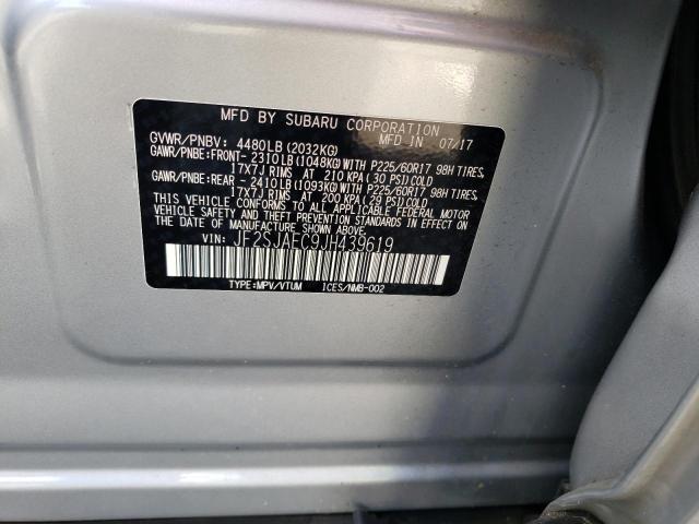 JF2SJAEC9JH439619 Subaru Forester 2.5i Premium